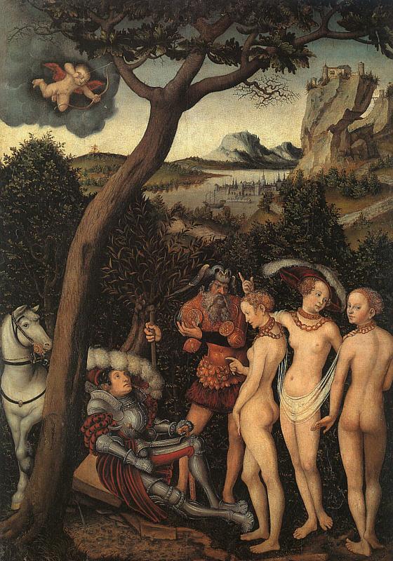 The Judgment of Paris_3, Lucas  Cranach